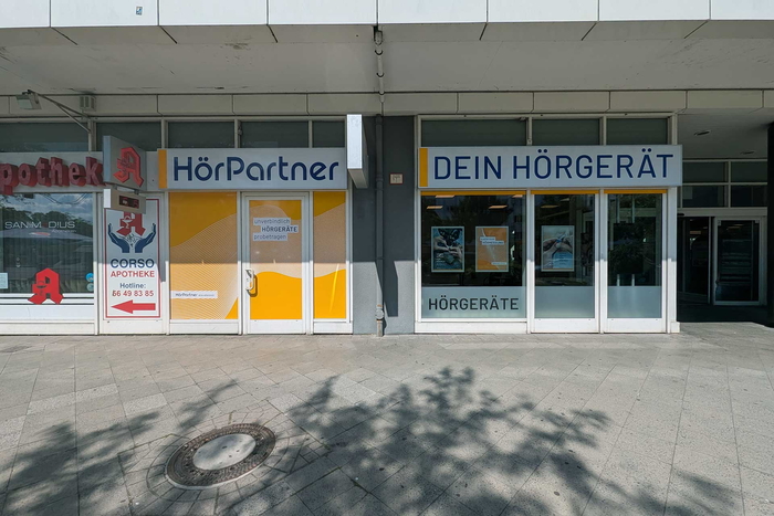 Außenansicht der HörPartner Filiale in Hellersdorf